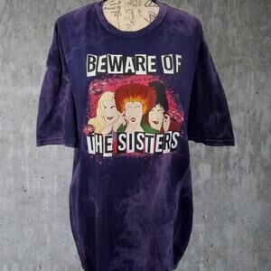Beware of the Sisters Hocus Pocus Halloween Tee XL